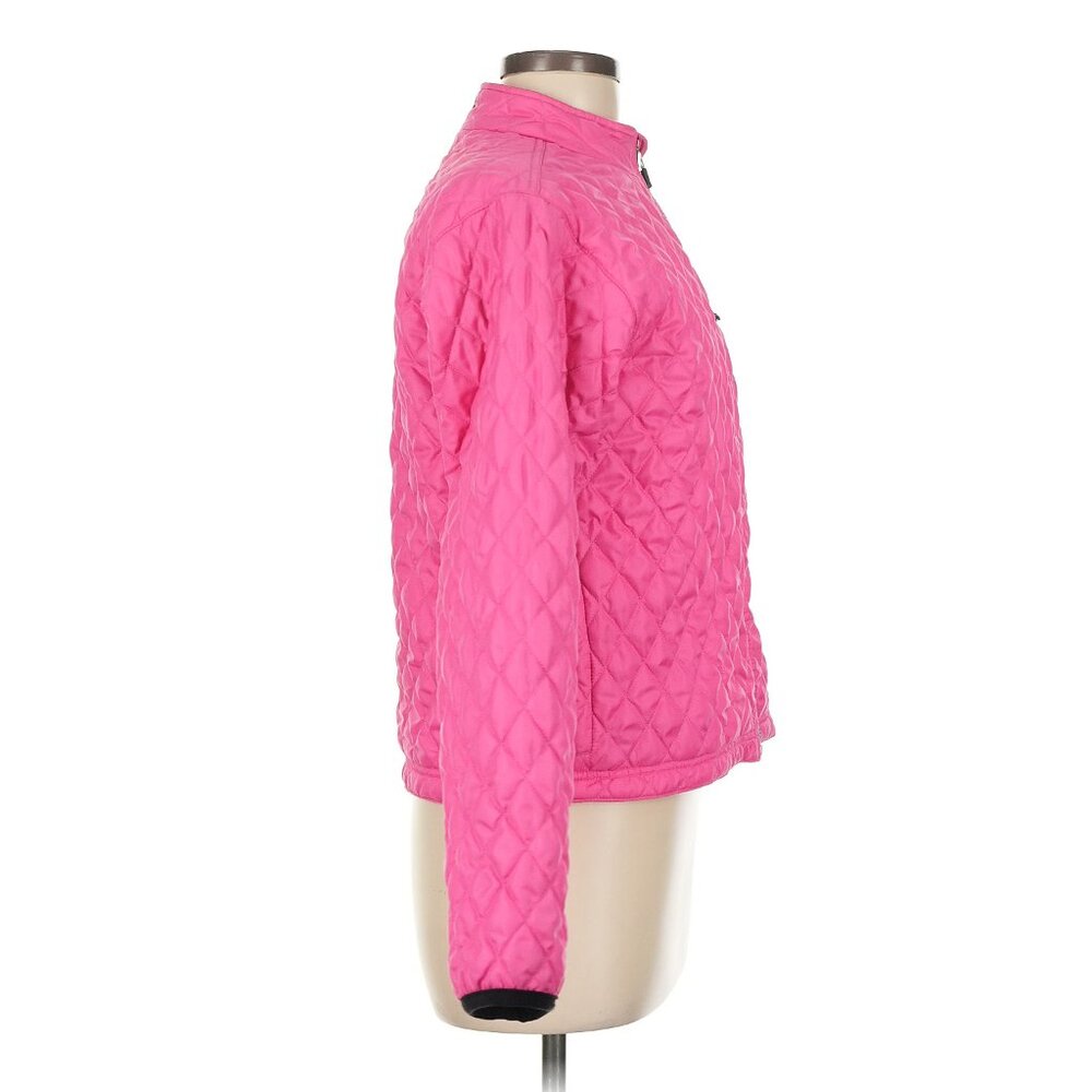 Obermeyer Weather System Quilted Puffer Ski Jacket • Pink • Sz 8 • EUC - Picture 3 of 4